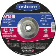 Osborn 1183251072 Cutting/Cut-Off Disc with Threaded Arbor, T27, 7 x 0.060 x 5/8-11, A+ 46, Advanced Aluminum Oxide, 8600 rpm, 7 Diameter, 7 Type (Pack of 10)