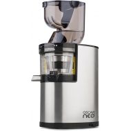 Oscar Neo XL Whole Slow Juicer - Powerful 250w Motor & 8cm Wide Chute for Whole Fruits & Vegetables - Lifetime Motor Warranty  5 Yrs Parts + 3 Yr Commercial … (Stainless Steel)