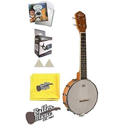  [아마존베스트]Oscar Schmidt Model OUB1 Concert Size Banjolele Banjo Uke w/Strings + More