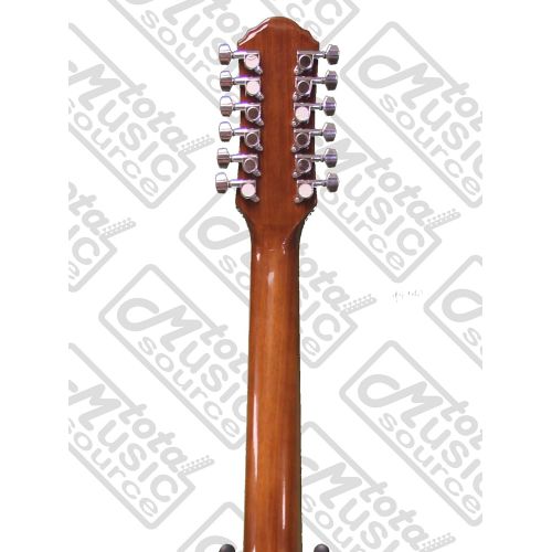  Oscar Schmidt by Washburn Left Hand OD312CE 12 String Acoustic Electric Guitar, Natural, Lefty, OD312CELH