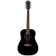 Oscar Schmidt 6 String OG1B 3/4 Size Dreadnought Acoustic Guitar. Black (OG1B-A)