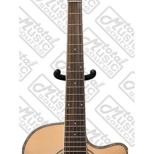  Oscar Schmidt 34 Size AcousticElectric Guitar, 4 Band EQ, Natural, Bundle OG1CE