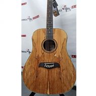 Oscar Schmidt OD312SM Spalted Maple Top 12-String Dreadnought Acoustic Guitar