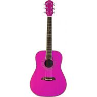 Oscar Schmidt 6 String OGHS 1/2 Size Dreadnought Acoustic Guitar. Pink, (OGHSP-A)