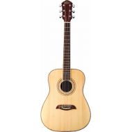 Oscar Schmidt OG1TBL-A-U 34 Size Dreadnought Acoustic Guitar (High Gloss Blue)