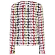 Oscar de la Renta Houndstooth wool-blend jacket