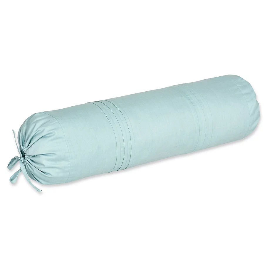 OscarOliver Vince Bolster Throw Pillow in Aqua