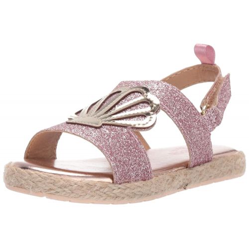  OshKosh+B%27Gosh OshKosh BGosh Kids Oceana Girls Glittery Espadrille Sandal Wedge