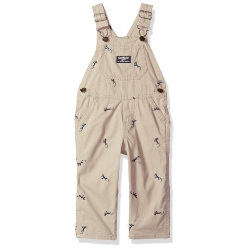  OshKosh+B%27Gosh OshKosh BGosh Baby Boys Lizard Schiffli Canvas Overalls