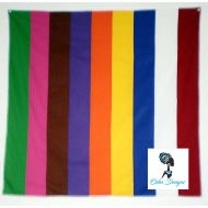 /OshaDesigns Oya Yanza Centella 9 Colors Spiritual Cloth Pauelo 9 Colores 36x36 (1 Yard)