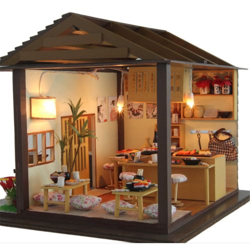  Oshide Dollhouse Miniature DIY House Kit with Furniture for Kids Girls Adults Birthday Gift, without Dust...