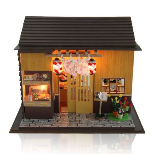  Oshide Dollhouse Miniature DIY House Kit with Furniture for Kids Girls Adults Birthday Gift, without Dust...