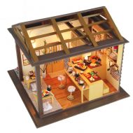 Oshide Dollhouse Miniature DIY House Kit with Furniture for Kids Girls Adults Birthday Gift, without Dust...