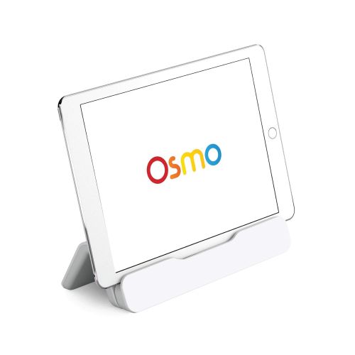 오즈모 Osmo - New Base for iPad - 2 Hands-On Learning Games - Creative Drawing & Problem Solving/Early Physics - (Osmo iPad Base Included), White/Red