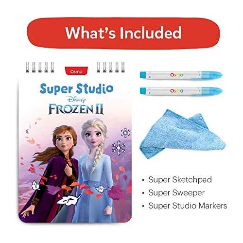 오즈모 Osmo - Super Studio Disney Frozen 2 Game Fire Tablet Base Bundle (Ages 5-11) Fire Tablet Base Included