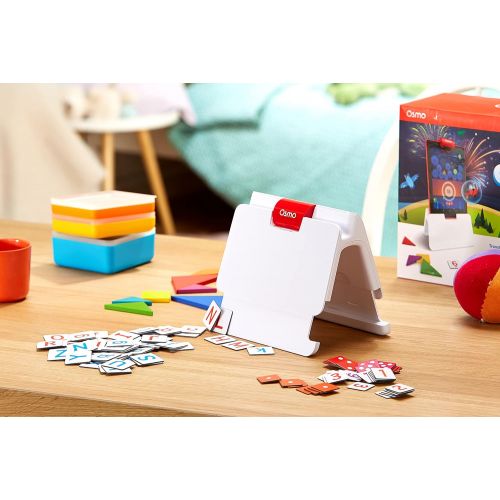 오즈모 Osmo - Genius Kit for Fire Tablet - 5 Hands-On Learning Games - Ages 5-12 - Problem Solving & Creativity - STEM - (Osmo Fire Tablet Base Included - Amazon Exclusive)