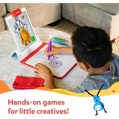 오즈모 Osmo - Creative Starter Kit for iPad (Ages 5-10) + Pizza Co. Game Bundle (Ages 5-12) iPad Base Included