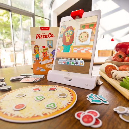 오즈모 Osmo - Creative Starter Kit for iPad (Ages 5-10) + Pizza Co. Game Bundle (Ages 5-12) iPad Base Included