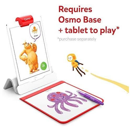 오즈모 Osmo - Creative Starter Kit for iPad (Ages 5-10) + Detective Agency: A Search & Find Mystery Game Bundle (Ages 5-12) iPad Base Included