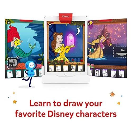 오즈모 Osmo - Creative Starter Kit for iPad (Ages 5-10) + Super Studio Disney Princess Game Bundle (Ages 5-11) iPad Base Included