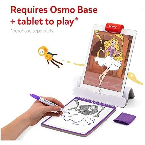 오즈모 Osmo - Creative Starter Kit for iPad (Ages 5-10) + Super Studio Disney Princess Game Bundle (Ages 5-11) iPad Base Included