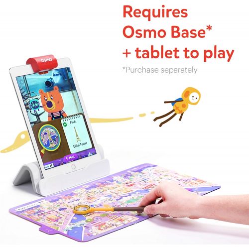 오즈모 Osmo - Pizza Co. Game (Ages 5-12) + Detective Agency: A Search & Find Mystery Game Bundle (Ages 5-12) for iPad or Fire Tablet Base Required