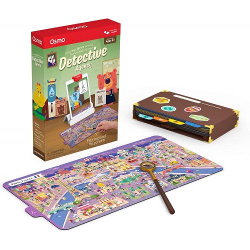 오즈모 Osmo - Pizza Co. Game (Ages 5-12) + Detective Agency: A Search & Find Mystery Game Bundle (Ages 5-12) for iPad or Fire Tablet Base Required