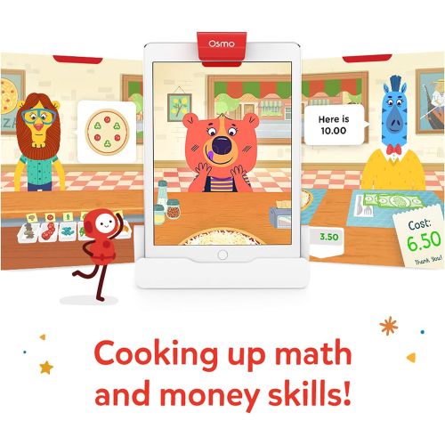 오즈모 Osmo - Pizza Co. - Ages 5-12 - Communication Skills & Math - Learning Game - STEM Toy - For iPad or Fire Tablet (Osmo Base Required)