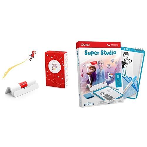 오즈모 Osmo - Super Studio Disney Frozen 2 Game (Ages 5-11) iPad Base Bundle iPad Base Included