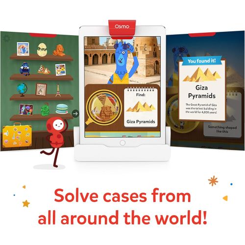 오즈모 Osmo - Detective Agency - Ages 5-12 - Solve Global Mysteries - For iPad or Fire Tablet (Osmo Base Required)