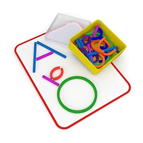 오즈모 Osmo - Little Genius Sticks & Rings - 2 Games - ABCs & Squiggle Magic - Ages 3-5 - Imagination, Letter Formation, Fine Motor Skills & Creativity - For iPad or Fire Tablet (Osmo Bas