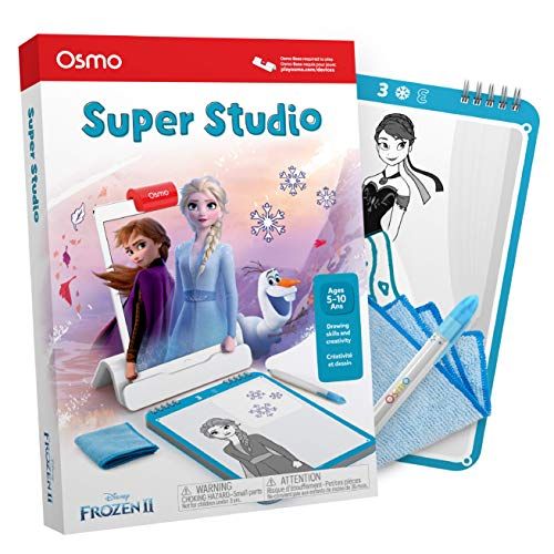 오즈모 Osmo Super Studio Disney Frozen 2 Ages 5 11 Learn to Draw For iPad or Fire Tablet (Osmo Base Required)