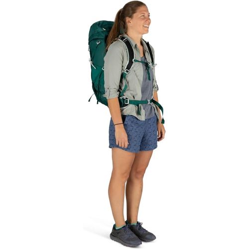  Osprey Tempest 30L Women's Hiking Backpack with Hipbelt, Jasper Green, WM/L
