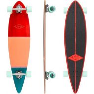 Osprey Complete Beginner Skateboard | for Kids Teens and Adults 40 x 9.6 inch with 7-Layer Canadian Maple Deck, Pintail Twin Tip Longboard Skateboard, Wood Gradient