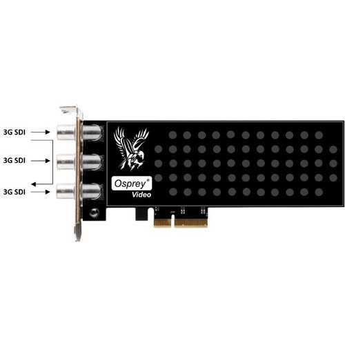  Osprey Raptor Series 935 PCIe Capture Card with 3 x SDI Inputs & Configurable Loopout