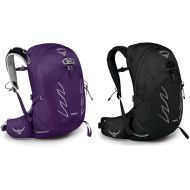 Osprey Tempest 20L & Talon 22L Hiking Backpacks Bundle, Women's Purple 20L & Men's Black 22L