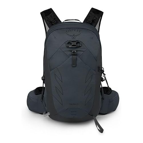  Osprey Talon 22L Men's Hiking Backpack with Hipbelt, Eclipse Grey, L/XL, Extended Fit