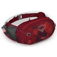 Osprey Seral 4L Unisex Biking Waist Pack with Hydraulics Reservoir, Claret Red