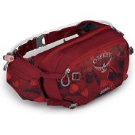 Osprey Seral 7L Unisex Biking Waist Pack with Hydraulics Reservoir, Claret Red