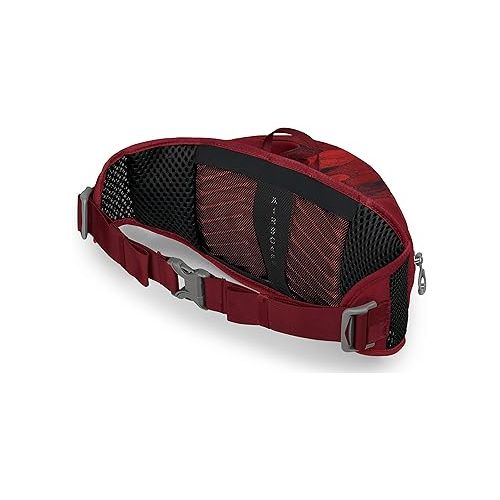  Osprey Savu 2L Unisex Lumbar Biking Hydration Pack, Claret Red