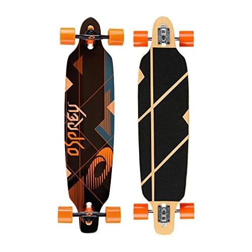  Osprey Erwachsene Longboard Nexus Black/Orange, 99 x 23 cm