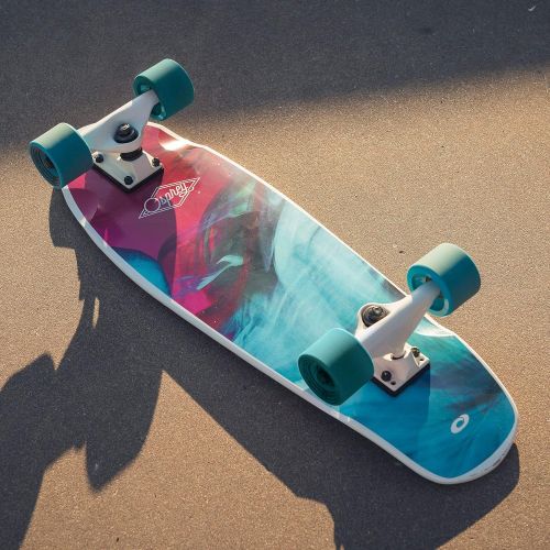  Skateboard, Longboardvon Osprey, Ahorn-Deck, Unisex, komplett