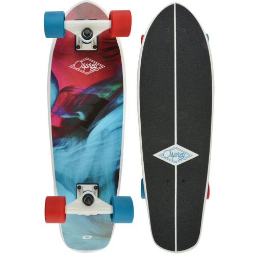  Skateboard, Longboardvon Osprey, Ahorn-Deck, Unisex, Komplett
