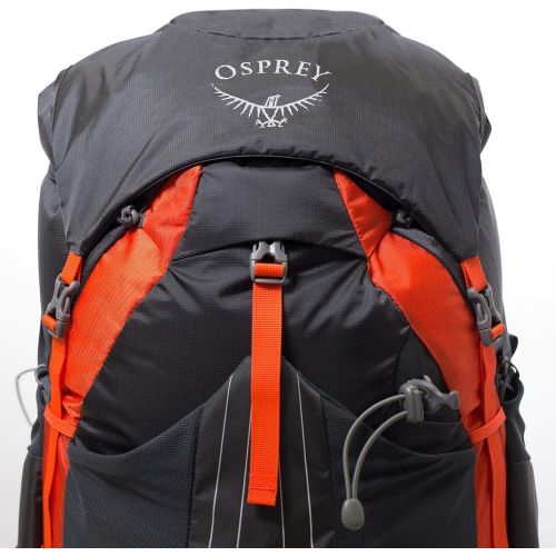  Osprey Exos 38 Mens Backpacking Backpack, Blaze Black, Large