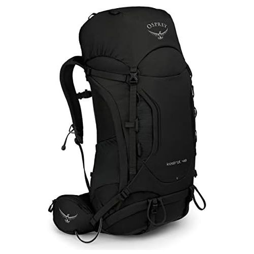  Osprey Kestrel 48 Mens Backpacking Backpack Black, Small/Medium