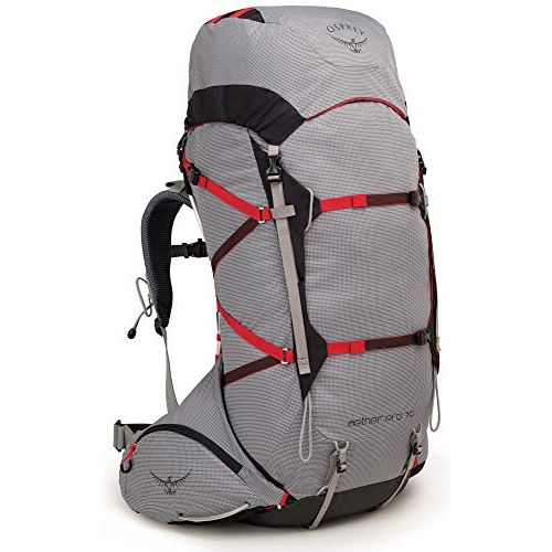  Osprey Mens Aether Pro 70 Backpack, Kepler Grey, Large