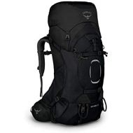 Osprey Aether 55 Mens Backpacking Backpack , Black, Small/Medium