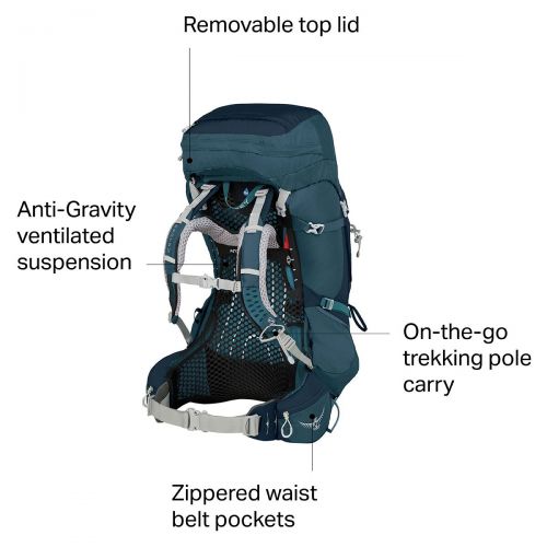  Osprey Packs Aura AG 65L Backpack - Womens