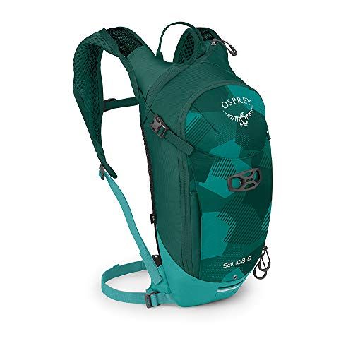  Osprey Packs Osprey Salida 8 Womens Bike Hydration Backpack with Hydraulics Reservoir, Teal Glass