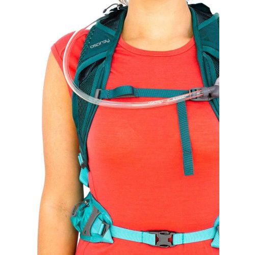  Osprey Packs Osprey Salida 8 Womens Bike Hydration Backpack with Hydraulics Reservoir, Teal Glass